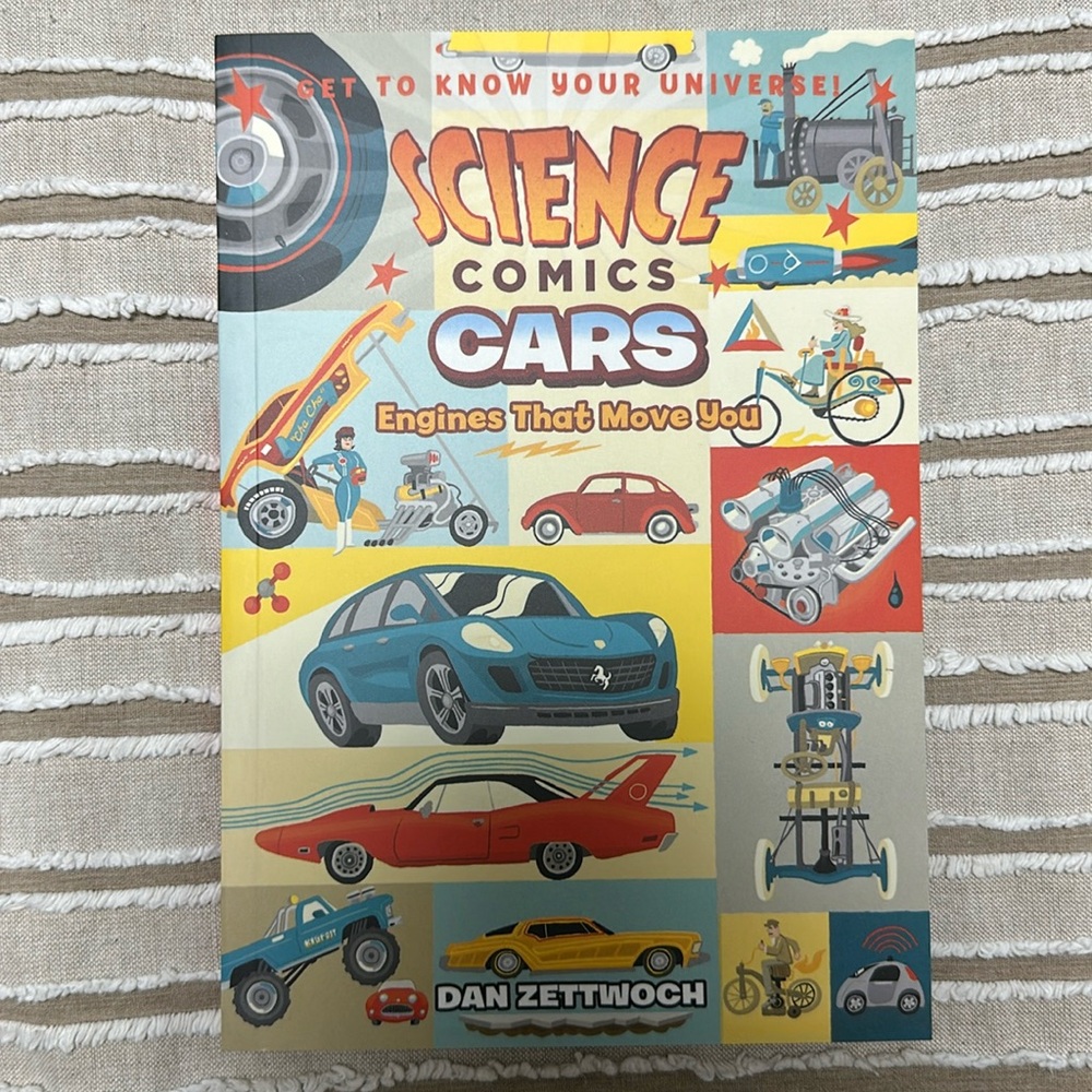 Like New Science Comics Book - Cars Engines That Move You